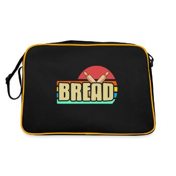 Baking bread - Bread - Retro Bag - black/gold - Back