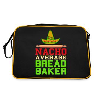 Nacho a verage bread baker - Retro Bag - black/gold - Back
