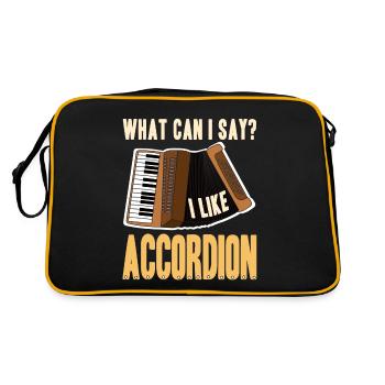 What can i say i like accordion - Retro Bag - black/gold - Back