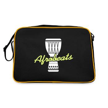 Genre soul de batterie afrobeat - Sac Retro - noir/or - Dos