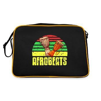 Genre soul de batterie afrobeat - Sac Retro - noir/or - Dos