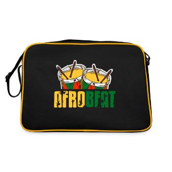 Genre soul de batterie afrobeat - Sac Retro - noir/or - Dos