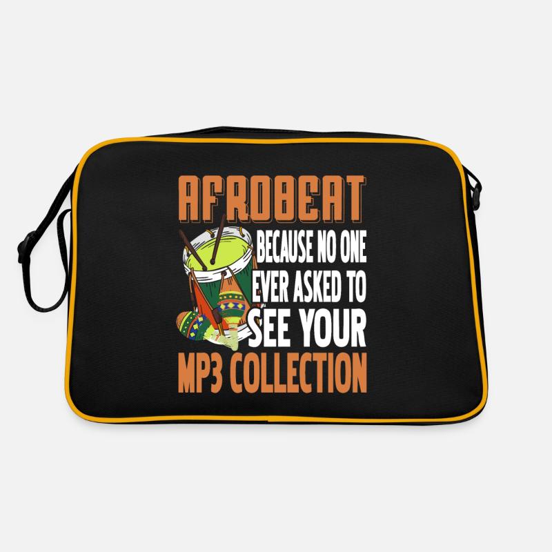 Afrobeat because no one ever asked to see your mp3 Retro Tasche