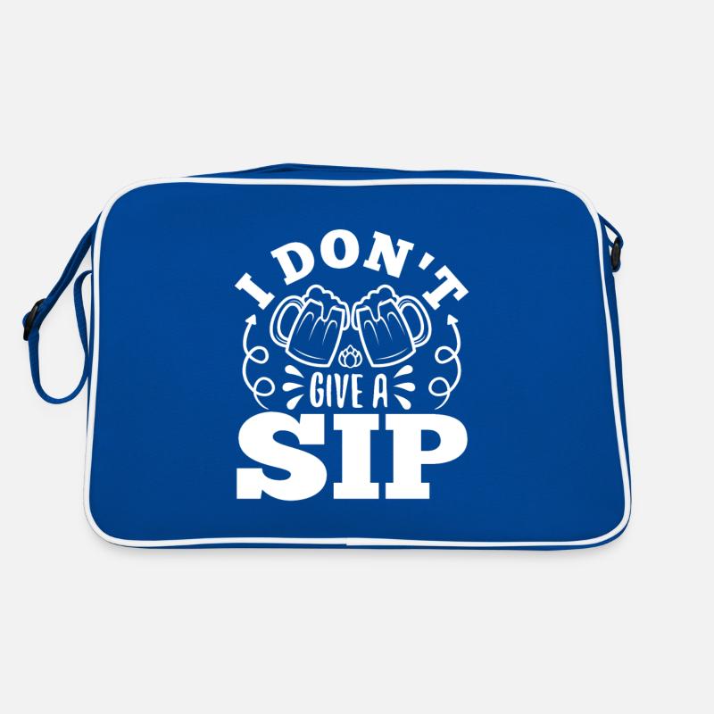 I don't give a sip Retro Tasche