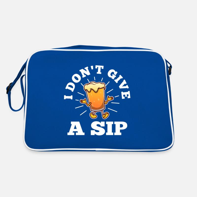 I don't give a sip Retro Tasche