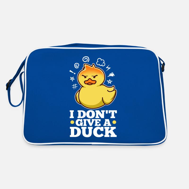 I Don't Give A Duck Retro Bag