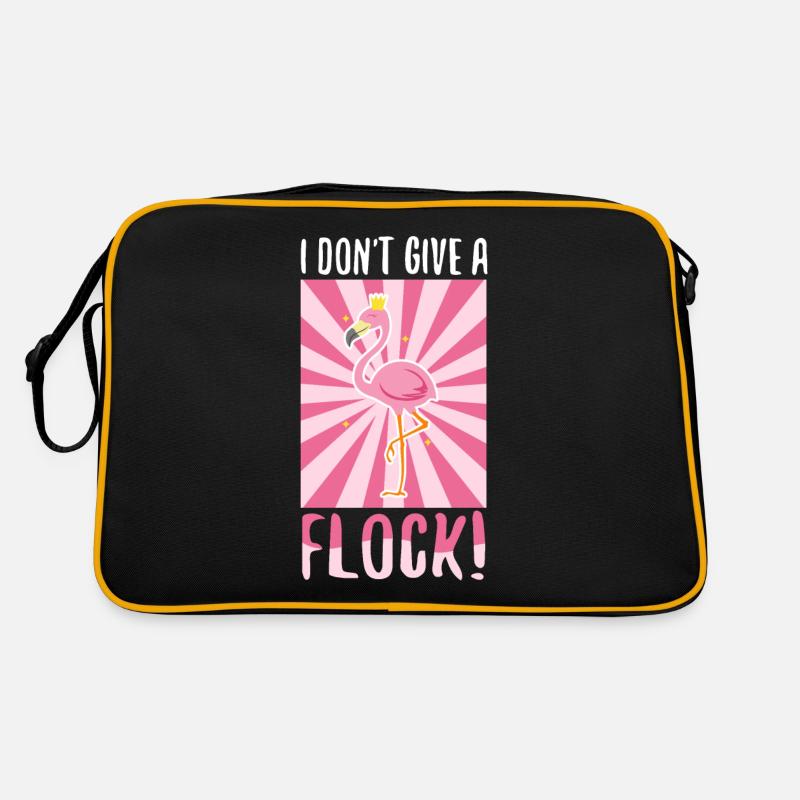 I don't give a flock Retro Tasche