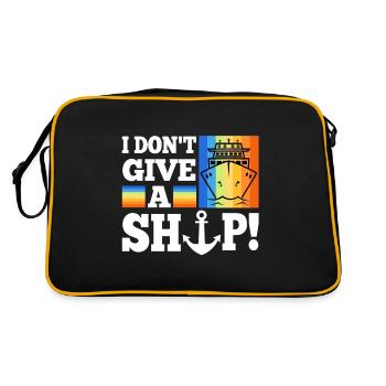 Je m’en fous d’un navire - Sac Retro - noir/or - Dos