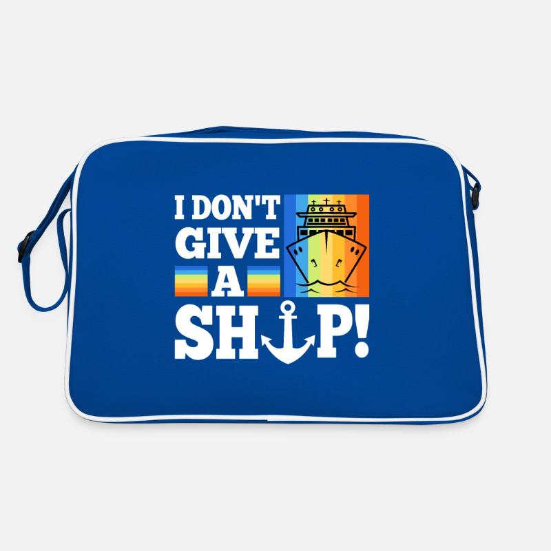I don't give a ship Retro Tasche