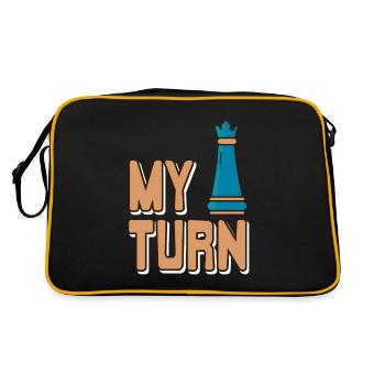 Chess - My turn - Retro Bag - black/gold - Back