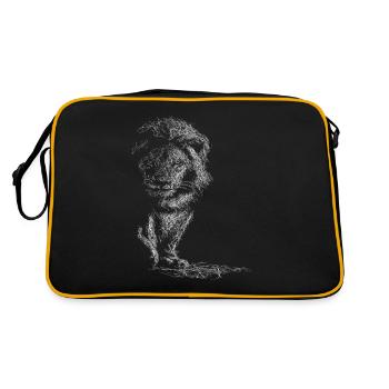 Tenue de Lion - Sac Retro - noir/or - Dos