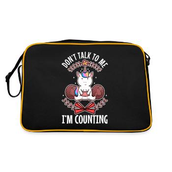 Ne me parlez pas, je compte - Sac Retro - noir/or - Dos