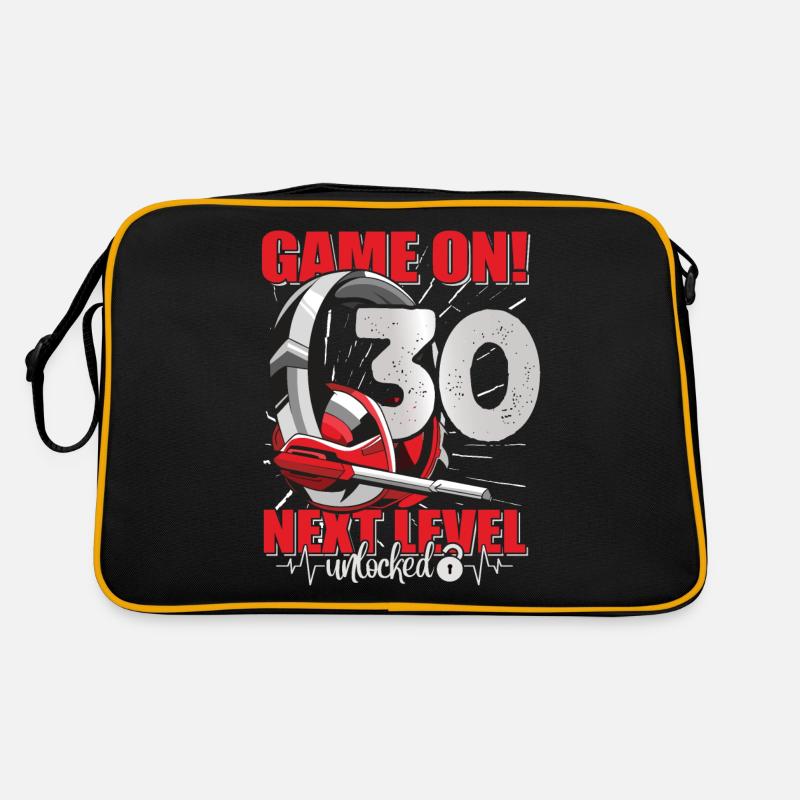 Next Level débloqué 30th Birthday Men’s Gaming Sac Retro