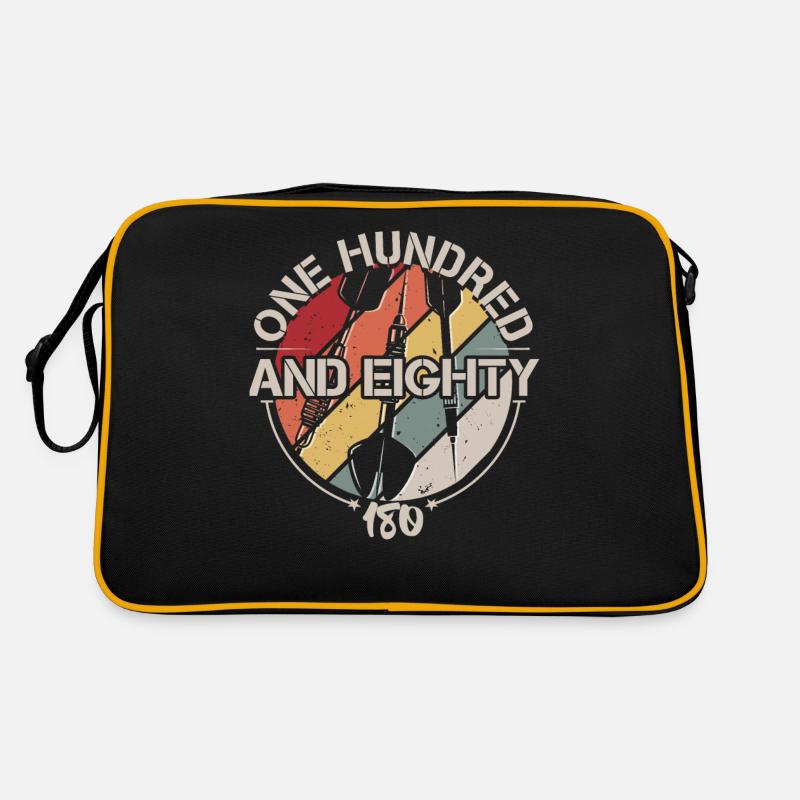 Motifs de fléchettes rétro et jeu de fléchettes vintage 180 fléchettes Sac Retro