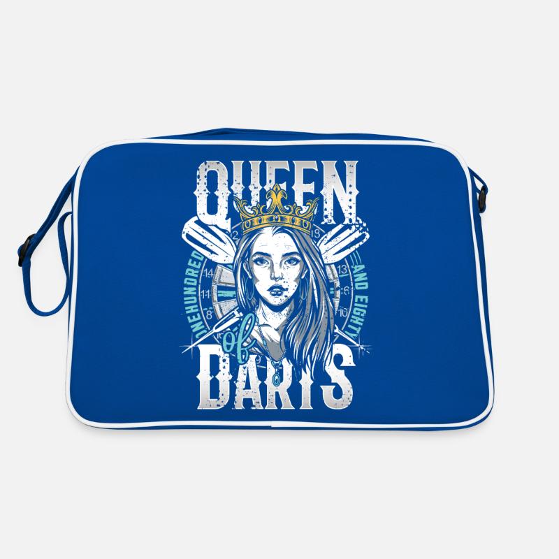 Motifs de fléchettes rétro et jeu de fléchettes vintage 180 fléchettes Sac Retro