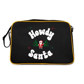 Tenue de Noël Howdy Santa - Sac Retro - noir/or - Dos
