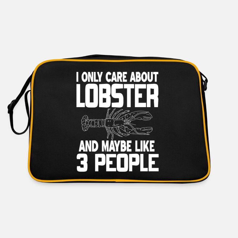 Lobster and maybe like 3 people Retro Bag