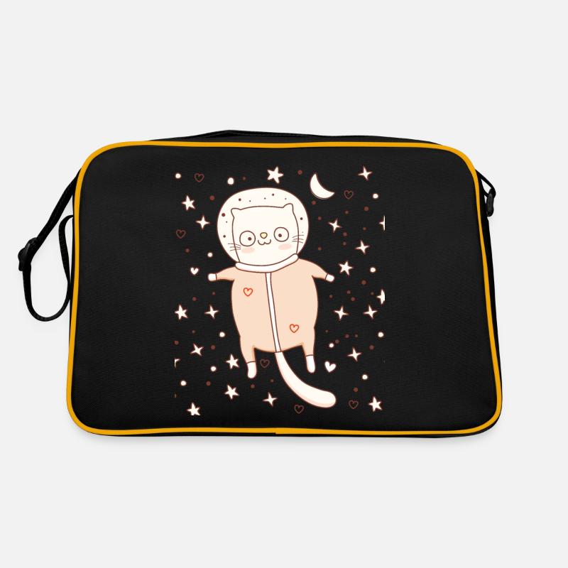 Chaton mignon en tenue spatiale Sac Retro