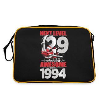 Level Unlocked 29 years old 1994 Headset Gaming - Retro Bag - black/gold - Back
