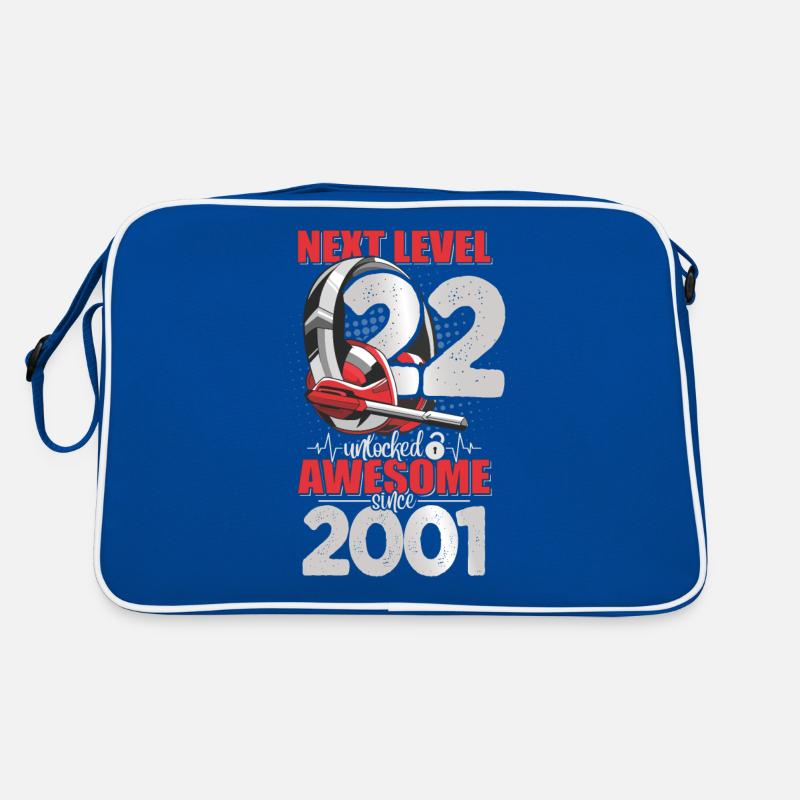 Niveau débloqué 22 ans 2001 Casque de jeu Sac Retro