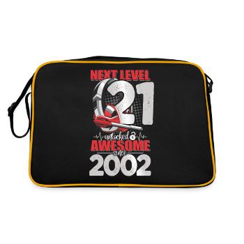 Level Unlocked 21 Years Old 2002 Headset Gaming - Retro Bag - black/gold - Back