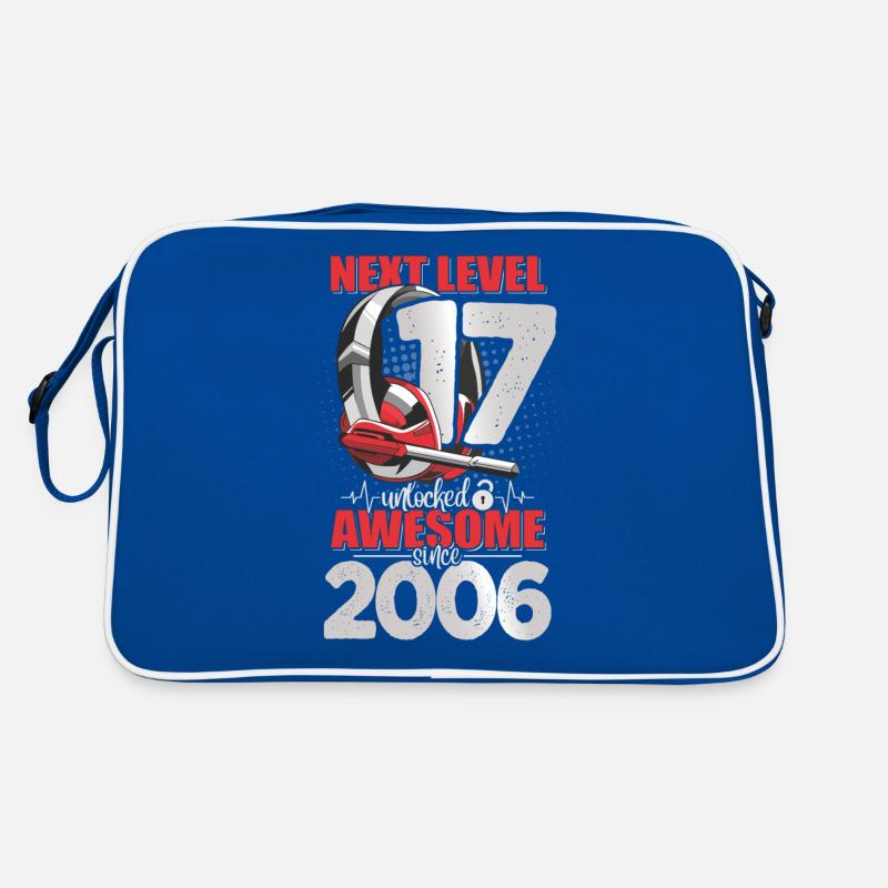 Niveau débloqué 17 ans 2006 Casque de jeu Sac Retro