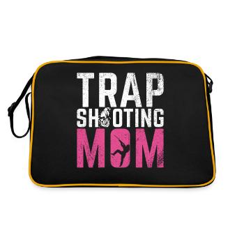 Clay Pigeon Shooting & Funny Sport Shooter Clay Pigeons - Sac Retro - noir/or - Dos