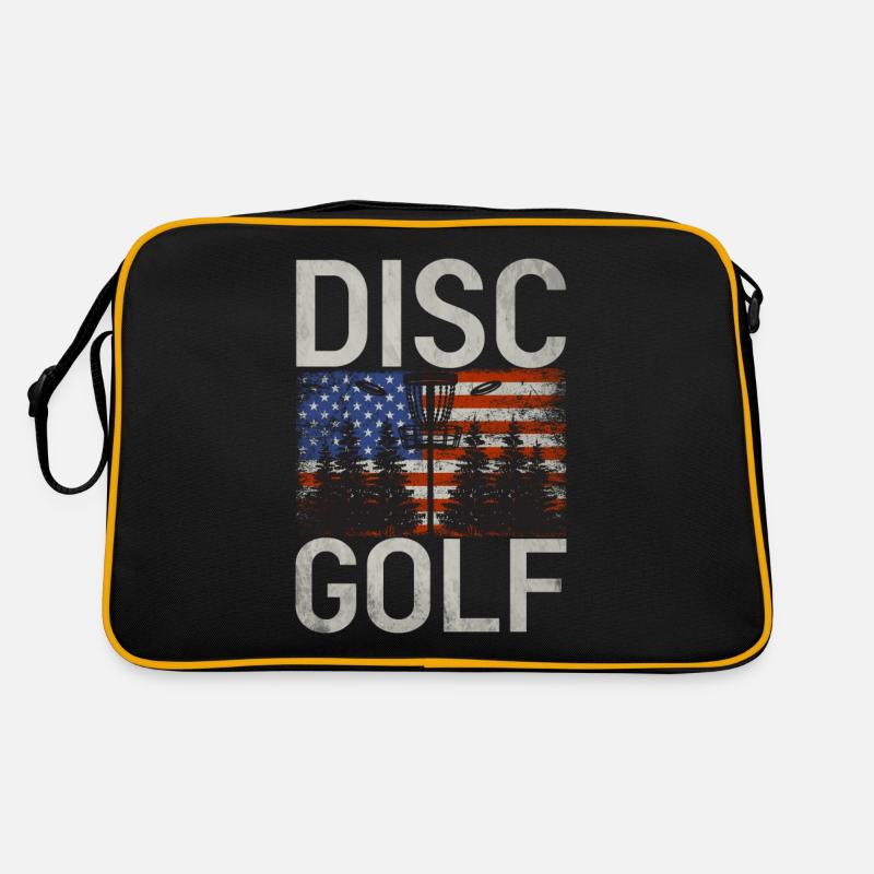 Joueur de Disc Golf et d’Ultimate Frisbee Sac Retro