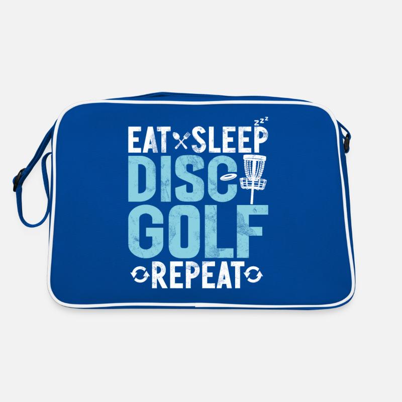 Funny Disc Golf & Ultimate Frisbee Player Retro Bag