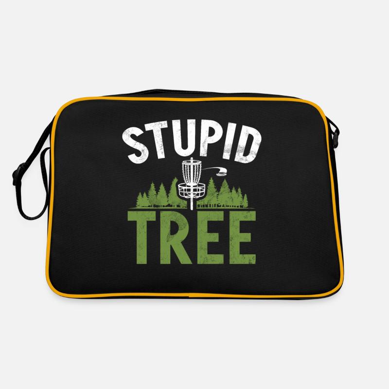 Funny Disc Golf & Ultimate Frisbee Player Retro Bag