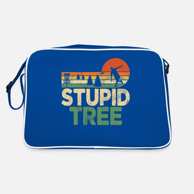 Funny Disc Golf & Ultimate Frisbee Player Retro Bag