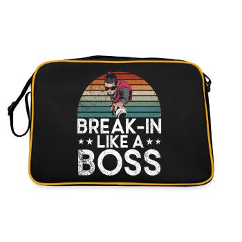 Billard Dicton Amusant & Design Snooker Homme - Sac Retro - noir/or - Dos