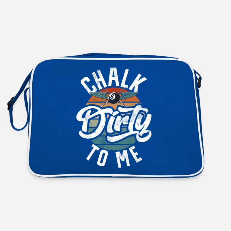 Billard drôle de dicton et conception de billard pour hommes Sac Retro