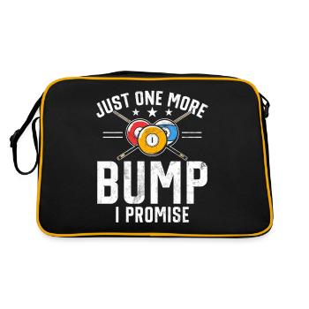 Billard Dicton Amusant & Design Snooker Homme - Sac Retro - noir/or - Dos