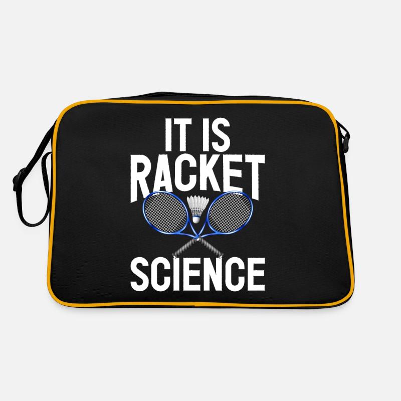 Badminton Lustiger Spruch Herren Badminton Design Retro Tasche