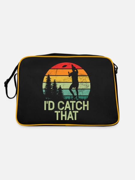 Design ultime de frisbee et de frisbee de disc golf - Sac Retro - noir/or - Dos