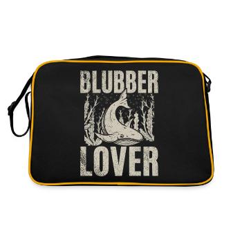 Killer whale killer whale watching Orca whale watching - Retro Bag - black/gold - Back