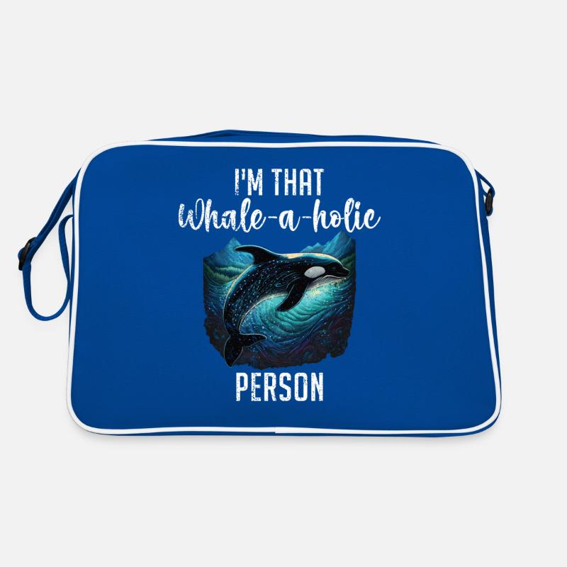 Killer whale killer whale watching Orca whale watching Retro Bag