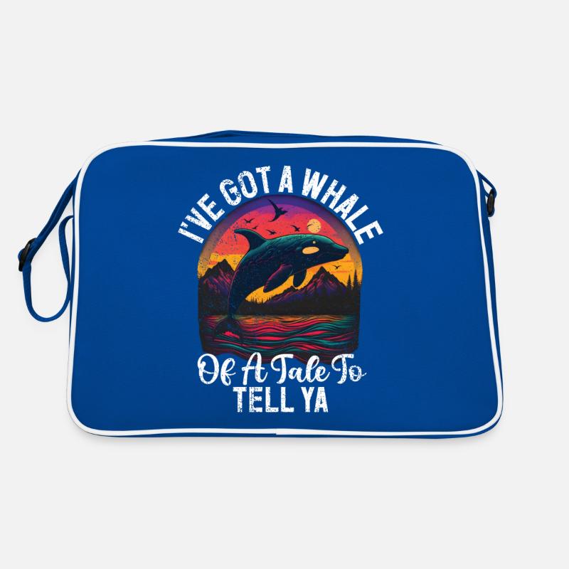Killer whale killer whale watching Orca whale watching Retro Bag