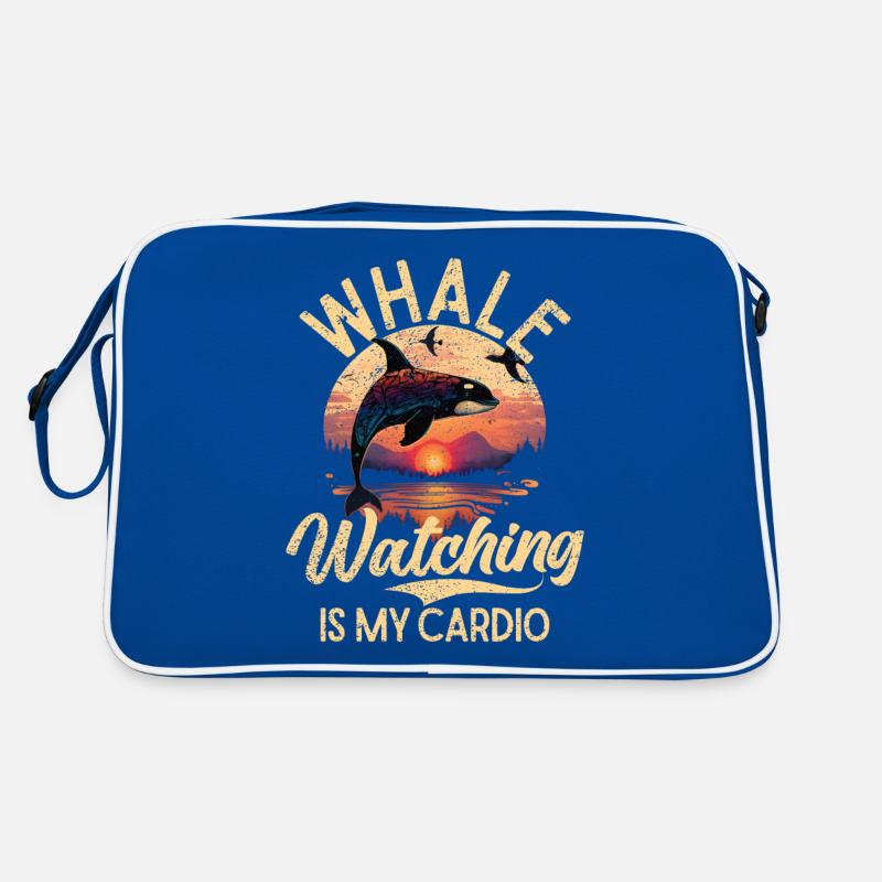 Killer whale killer whale watching Orca whale watching Retro Bag