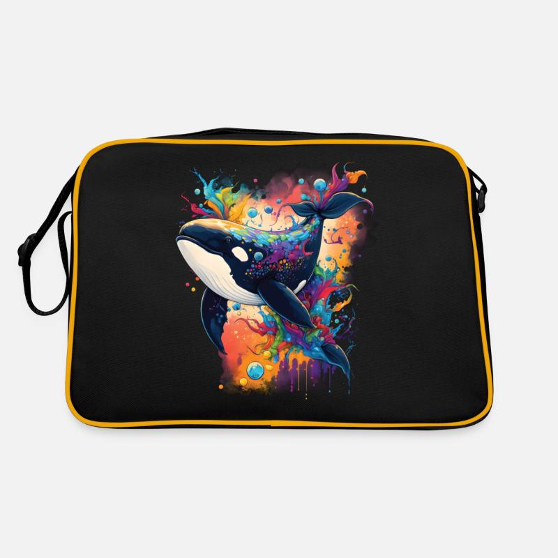 Observation colorée des orques Observation des orques Sac Retro