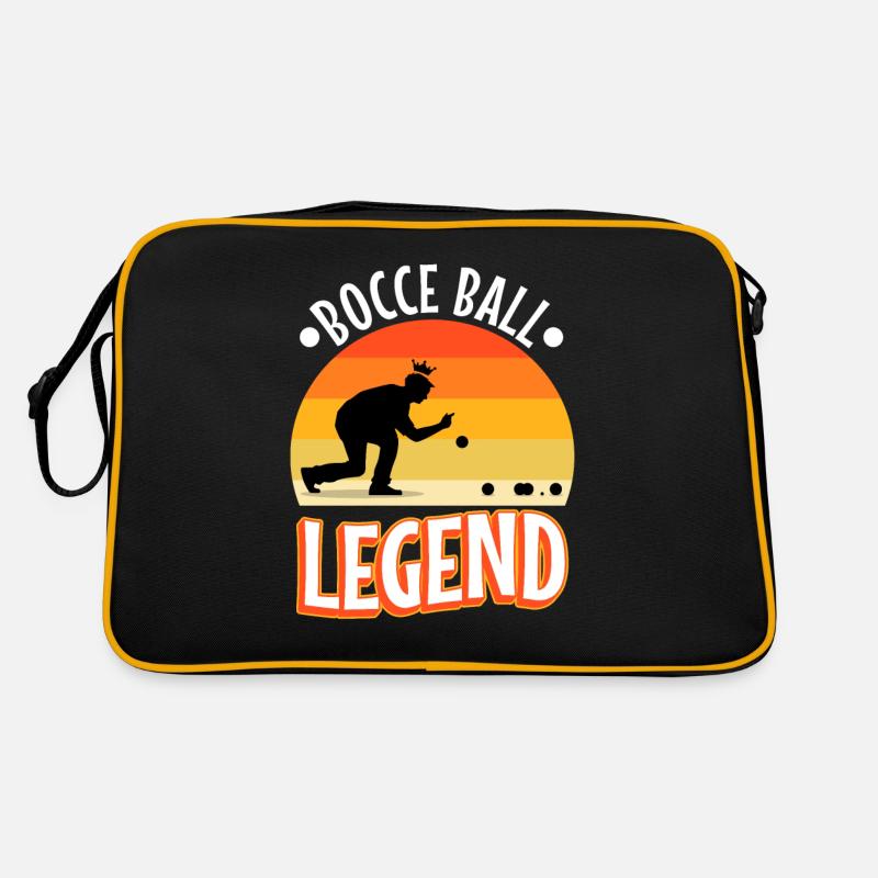 Bocce ball legend Retro Tasche
