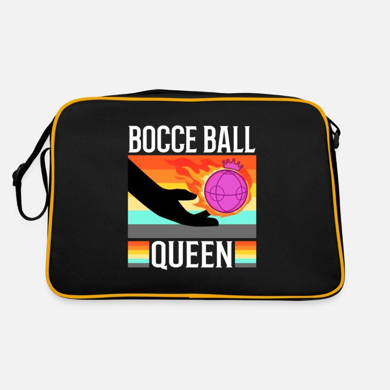 Bocce Ball Queen Retro Tasche