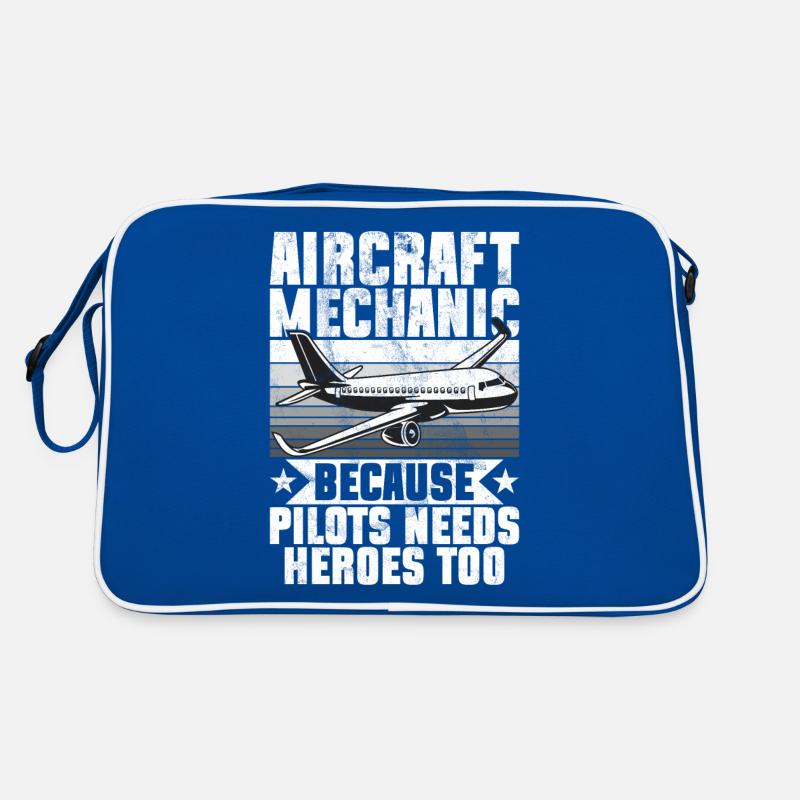 Flugzeugmechaniker Geschenk Flugzeug Mechaniker Retro Tasche