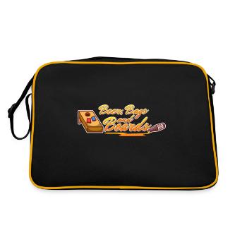 Cornhole - Beer Bags and Boards - Retro Bag - black/gold - Back