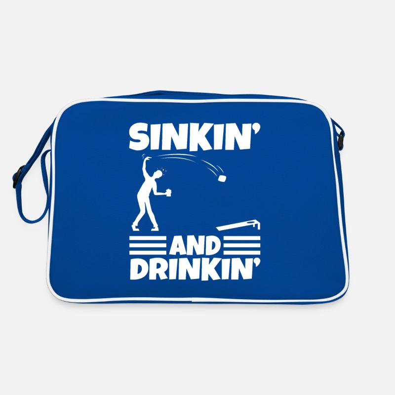 Cornhole - Sinkin and drinkin Retro Tasche