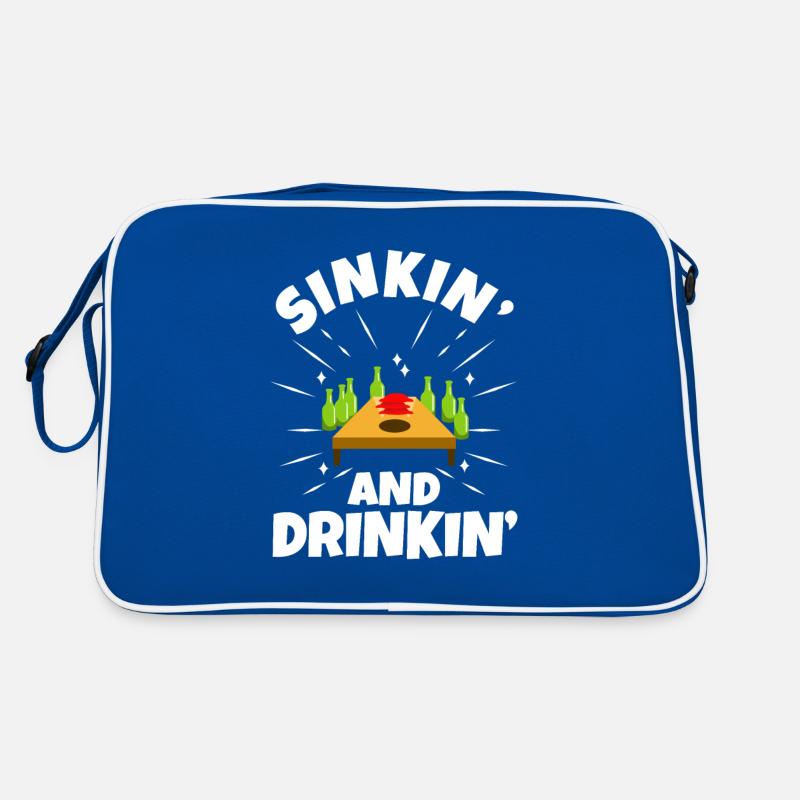Cornhole - Sinkin et drinkin Sac Retro