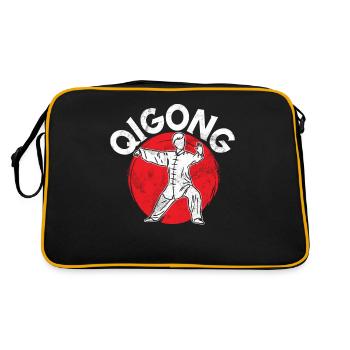 Qigong art martial Tai Chi pour les artistes martiaux Qigong - Sac Retro - noir/or - Dos