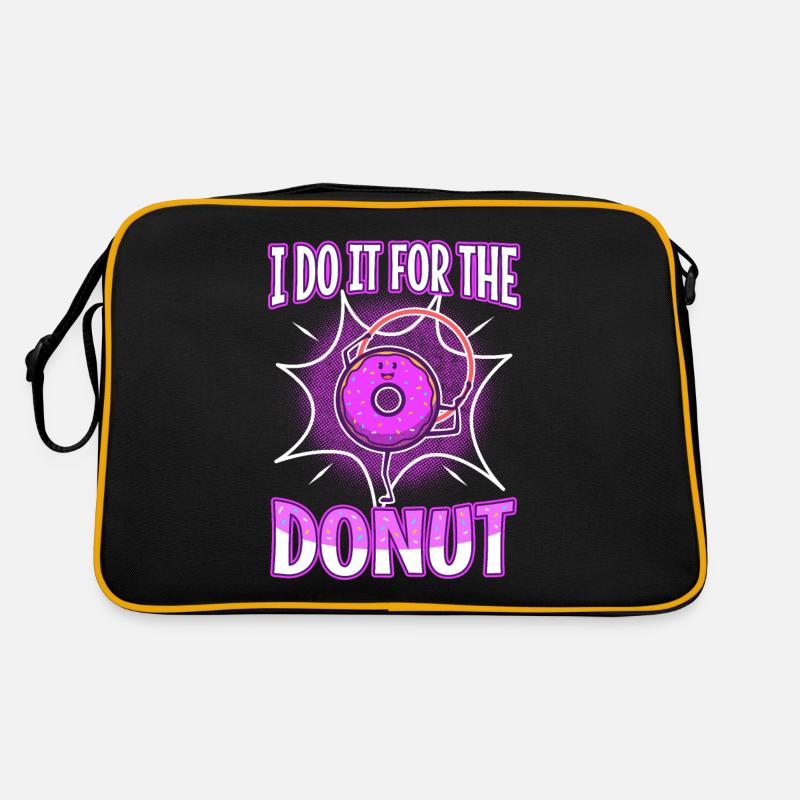 I do it for the Donuts Retro Tasche