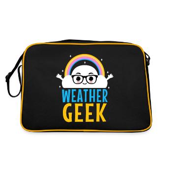 Météo Geek - Sac Retro - noir/or - Dos